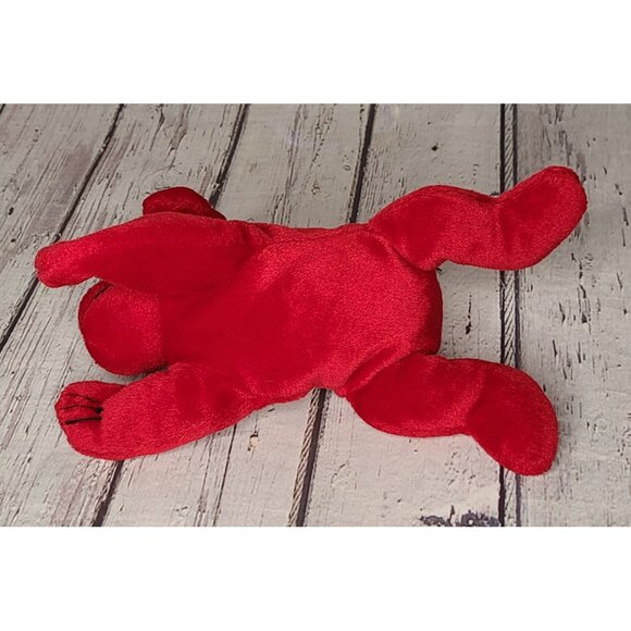 8" 1997 Vintage Clifford The Big Red Dog Beanbag Plush Toy Scholastic Sidekicks - Picture 3 of 3